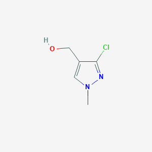 molecular formula C5H7ClN2O B1489418 (3-chloro-1-methyl-1H-pyrazol-4-yl)methanol CAS No. 1780810-93-6