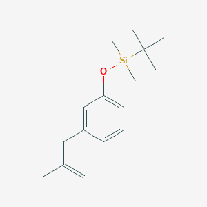 molecular formula C16H26OSi B14894184 t-Butyl-dimethyl-[3-(2-methylallyl)phenoxy]-silane 
