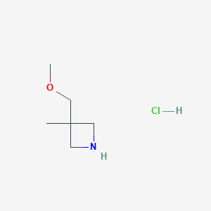 B1489421 3-(Methoxymethyl)-3-methylazetidine hydrochloride CAS No. 1622351-29-4