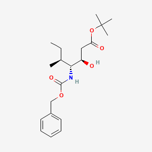molecular formula C20H31NO5 B14894314 (3R,4R,5S)-Tert-butyl 4-(((benzyloxy)carbonyl)amino)-3-hydroxy-5-methylheptanoate 