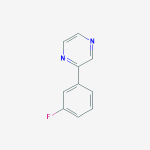molecular formula C10H7FN2 B1489439 2-(3-Fluorophenyl)pyrazine CAS No. 1286755-19-8