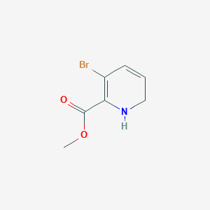 molecular formula C7H8BrNO2 B14894613 Methyl 3-bromo-1,6-dihydropyridine-2-carboxylate 