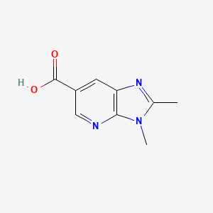 molecular formula C9H9N3O2 B1489462 2,3-Dimethyl-3h-imidazo[4,5-b]pyridine-6-carboxylic acid CAS No. 927801-46-5