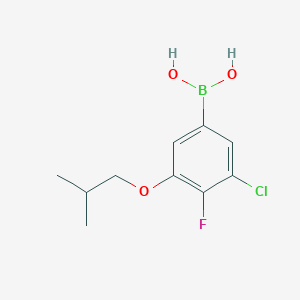 3-Chloro-4-fluoro-5-(2-methylpropoxy)phenylboronic acid