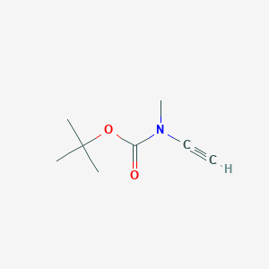 molecular formula C8H13NO2 B14894719 tert-Butyl ethynyl(methyl)carbamate 