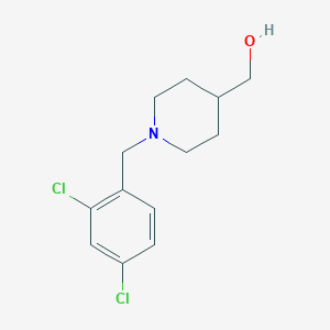 molecular formula C13H17Cl2NO B1489476 [1-(2,4-Dichloro-benzyl)-piperidin-4-yl]-methanol CAS No. 1261235-02-2