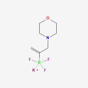 molecular formula C7H12BF3KNO B1489477 Potassium 3-morpholinoprop-1-EN-2-yltrifluoroborate CAS No. 1357559-50-2