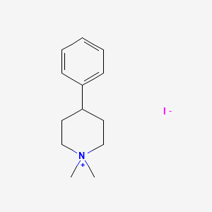 molecular formula C13H20IN B14894882 1,1-Dimethyl-4-phenylpiperidinium iodide CAS No. 10125-85-6