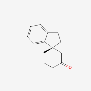 molecular formula C14H16O B14894919 (R)-2',3'-Dihydrospiro[cyclohexane-1,1'-inden]-3-one 