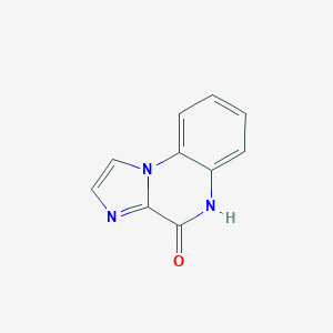 molecular formula C10H7N3O B148950 咪唑并[1,2-a]喹喔啉-4(5h)-酮 CAS No. 133307-45-6