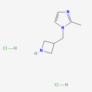 1-(azetidin-3-ylmethyl)-2-methyl-1H-imidazole dihydrochloride