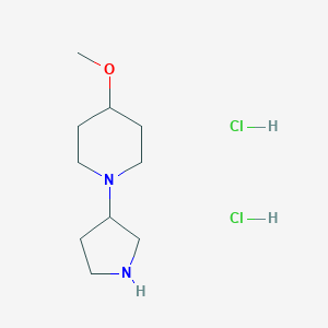 4-Methoxy-1-(pyrrolidin-3-yl)piperidine dihydrochloride