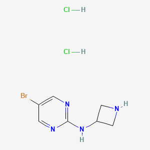 N-(azetidin-3-yl)-5-bromopyrimidin-2-amine dihydrochloride