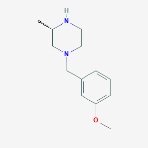(3S)-1-(3-Methoxybenzyl)-3-methylpiperazine