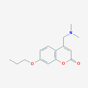 4-((Dimethylamino)methyl)-7-propoxy-2H-chromen-2-one