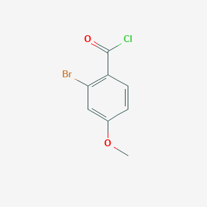 molecular formula C8H6BrClO2 B14895201 2-Bromo-4-methoxybenzoyl chloride 