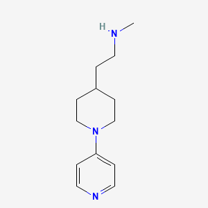 Methyl({2-[1-(pyridin-4-yl)piperidin-4-yl]ethyl})amine