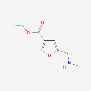 Ethyl 5-((methylamino)methyl)furan-3-carboxylate
