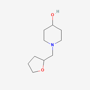 1-[(Oxolan-2-yl)methyl]piperidin-4-ol