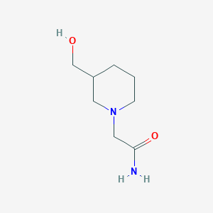 2-[3-(Hydroxymethyl)piperidin-1-yl]acetamide