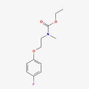 ethyl N-[2-(4-fluorophenoxy)ethyl]-N-methylcarbamate