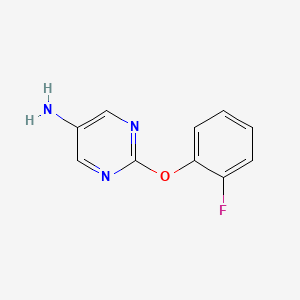 2-(2-Fluorophenoxy)pyrimidin-5-amine