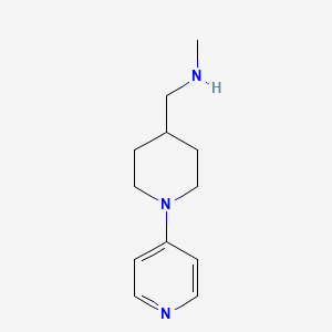 Methyl({[1-(pyridin-4-yl)piperidin-4-yl]methyl})amine