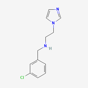 [(3-chlorophenyl)methyl][2-(1H-imidazol-1-yl)ethyl]amine