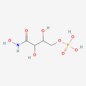 molecular formula C4H10NO8P B14895420 2,3-Dihydroxy-4-(hydroxyamino)-4-oxobutyl dihydrogen phosphate 