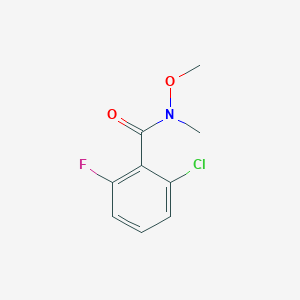 2-chloro-6-fluoro-N-methoxy-N-methylbenzamide