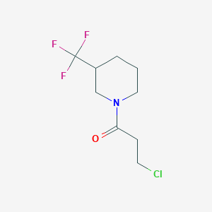 3-Chloro-1-[3-(trifluoromethyl)piperidin-1-yl]propan-1-one