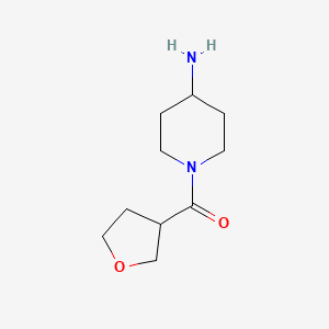 1-(Oxolane-3-carbonyl)piperidin-4-amine