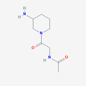 N-[2-(3-aminopiperidin-1-yl)-2-oxoethyl]acetamide