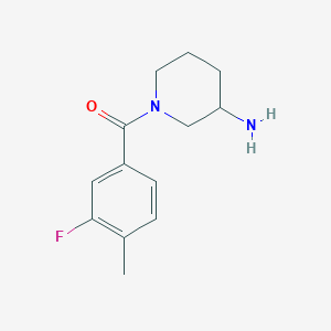 1-(3-Fluoro-4-methylbenzoyl)piperidin-3-amine