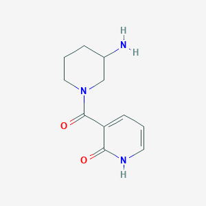 3-(3-Aminopiperidine-1-carbonyl)pyridin-2-ol