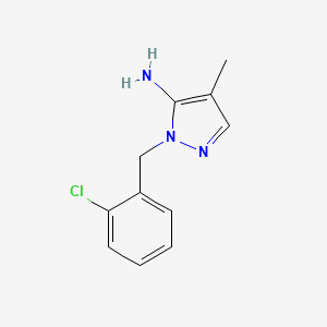 1-(2-Chlorobenzyl)-4-methyl-1H-pyrazol-5-amine