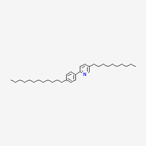 molecular formula C33H53N B14895718 5-Decyl-2-(4-dodecylphenyl)pyridine 