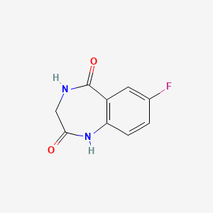 molecular formula C9H7FN2O2 B1489573 7-Fluoro-3,4-dihydro-1H-benzo[e][1,4]diazepine-2,5-dione CAS No. 948015-78-9