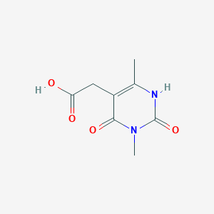 (3,6-Dimethyl-2,4-dioxo-1,2,3,4-tetrahydropyrimidin-5-yl)acetic acid