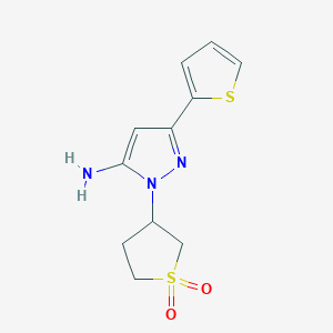 1-(1,1-dioxidotetrahydro-3-thienyl)-3-(2-thienyl)-1H-pyrazol-5-amine