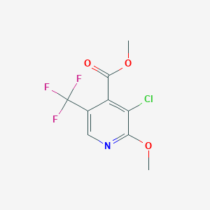 Methyl 3-chloro-2-methoxy-5-(trifluoromethyl)isonicotinate