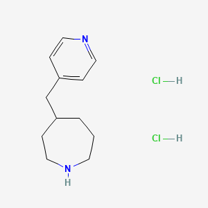 molecular formula C12H20Cl2N2 B1489586 4-[(Pyridin-4-yl)methyl]azepane dihydrochloride CAS No. 2098007-50-0