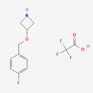 3-[(4-Fluorobenzyl)oxy]azetidine trifluoroacetate