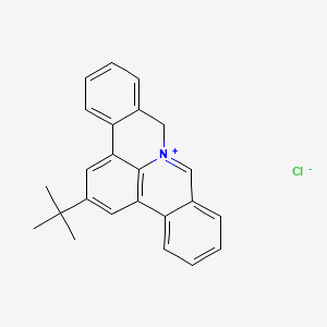 molecular formula C24H22ClN B14895905 2-(tert-Butyl)-8H-isoquinolino[4,3,2-de]phenanthridin-9-ium chloride 