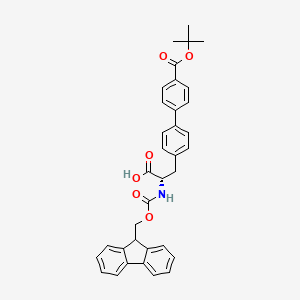 molecular formula C35H33NO6 B14896045 Fmoc-(S)-3-(4-(tert-butoxycarbonyl)biphenyl-4-yl)-alanine 