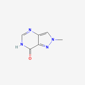 molecular formula C6H6N4O B1489611 2-methyl-2H-pyrazolo[4,3-d]pyrimidin-7-ol CAS No. 923283-55-0