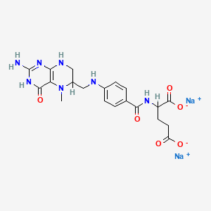 molecular formula C20H23N7Na2O6 B1489619 5-Methyltetrahydrofolic acid disodium salt CAS No. 68792-52-9