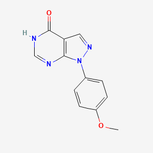 1-(4-methoxyphenyl)-1,5-dihydro-4H-pyrazolo[3,4-d]pyrimidin-4-one