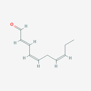 molecular formula C10H14O B148964 (2e,4z,7z)-2,4,7-Decatrienal CAS No. 43108-49-2