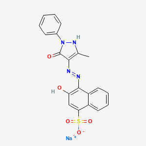 molecular formula C20H15N4NaO5S B1489642 Mordant Red 7 CAS No. 1007172-44-2